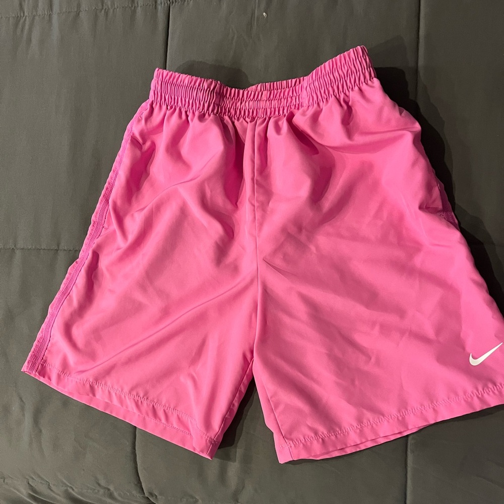 Pink Nike dri fit shorts